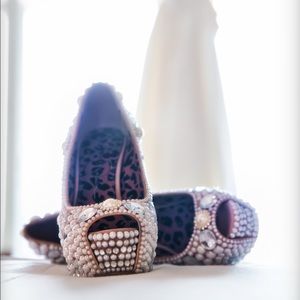 Cinderella wedding dream shoes